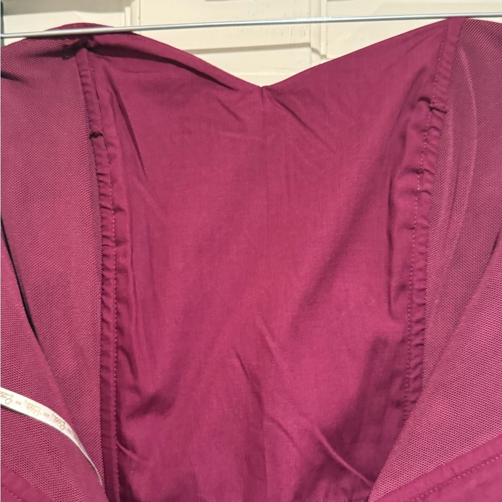 Lilly Pulitzer NWT Size 0 Amazing Burgundy Strapless Wide Leg Pant Jumpsuit - Picture 12 of 15